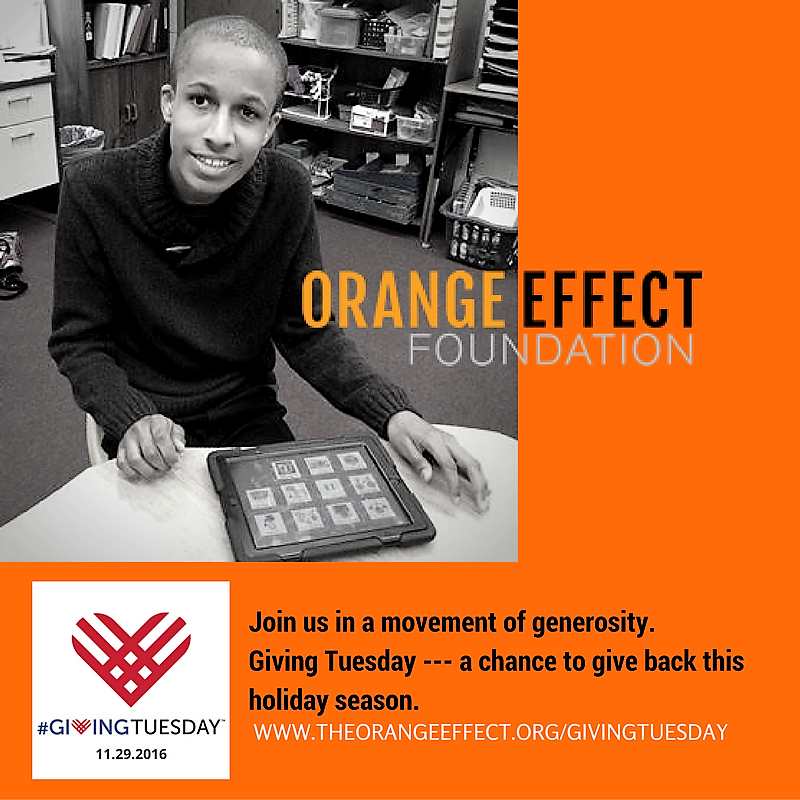 The Orange Effect Foundation Why Im Donating To The Orange Effect
