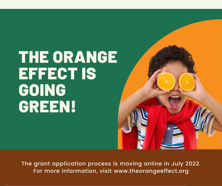 Facebook Post - The Orange Effect is going green! (1)